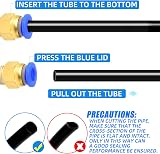 ERGAOBOY 10 Pcs 6mm Tube OD x 1/8 BSP Male Straight Push to Connect Fittings view 2