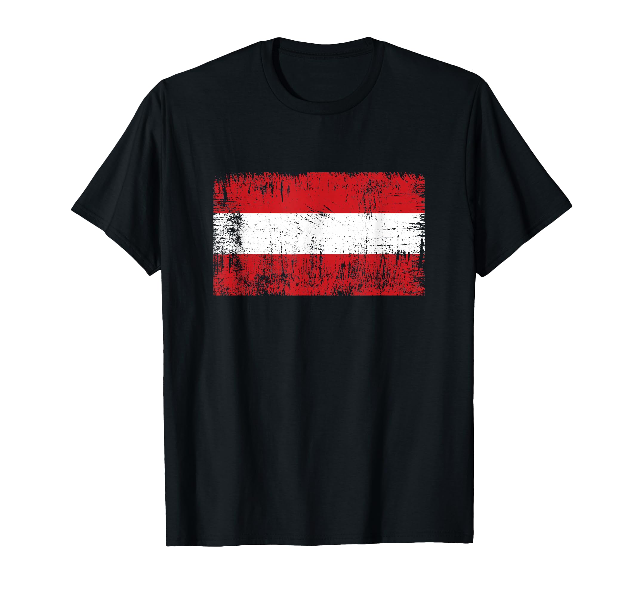 Retro Austria Austrian Flag Sports Fans T-Shirt