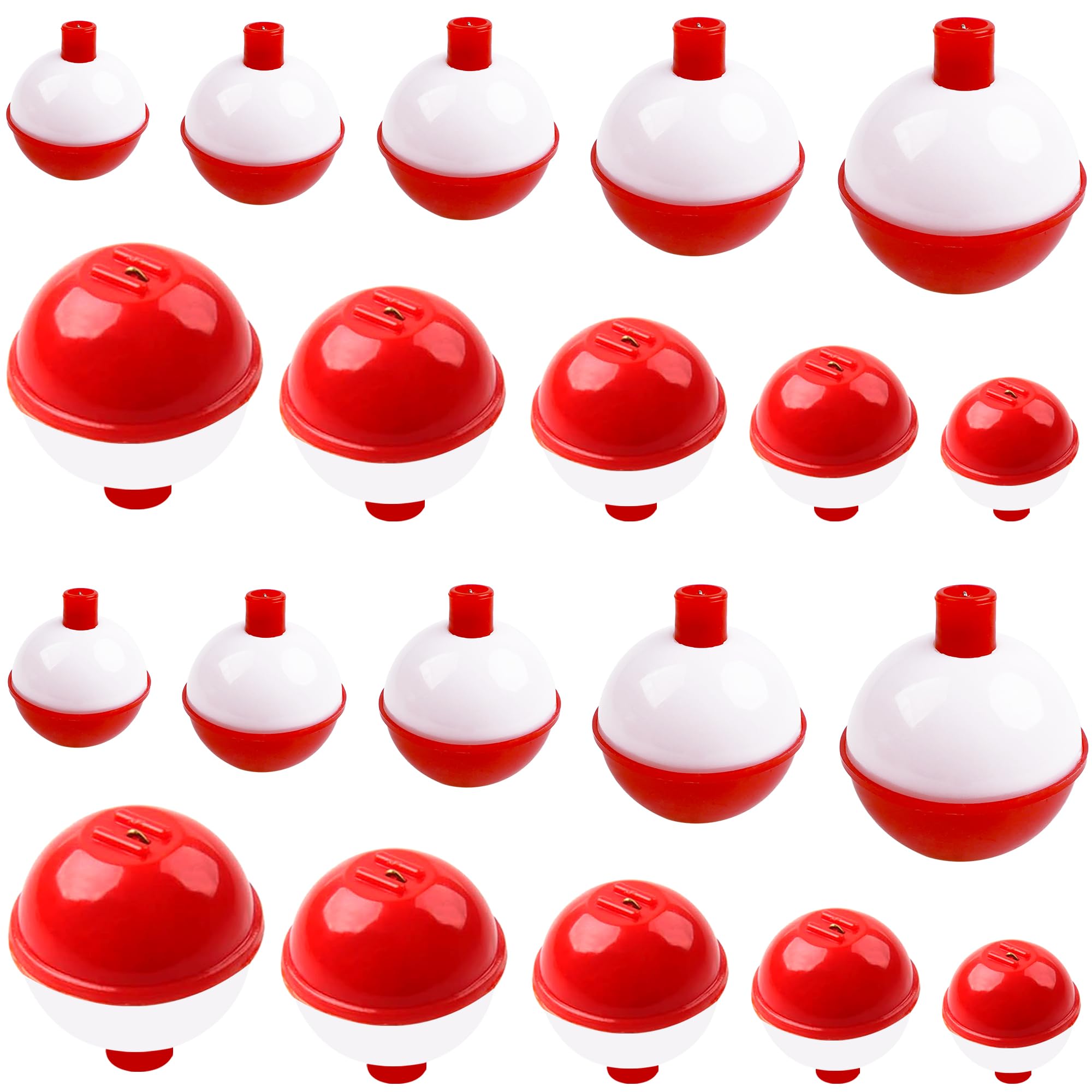Fishing Folats Bulk Hard ABS Bobbers Snap-on Floats