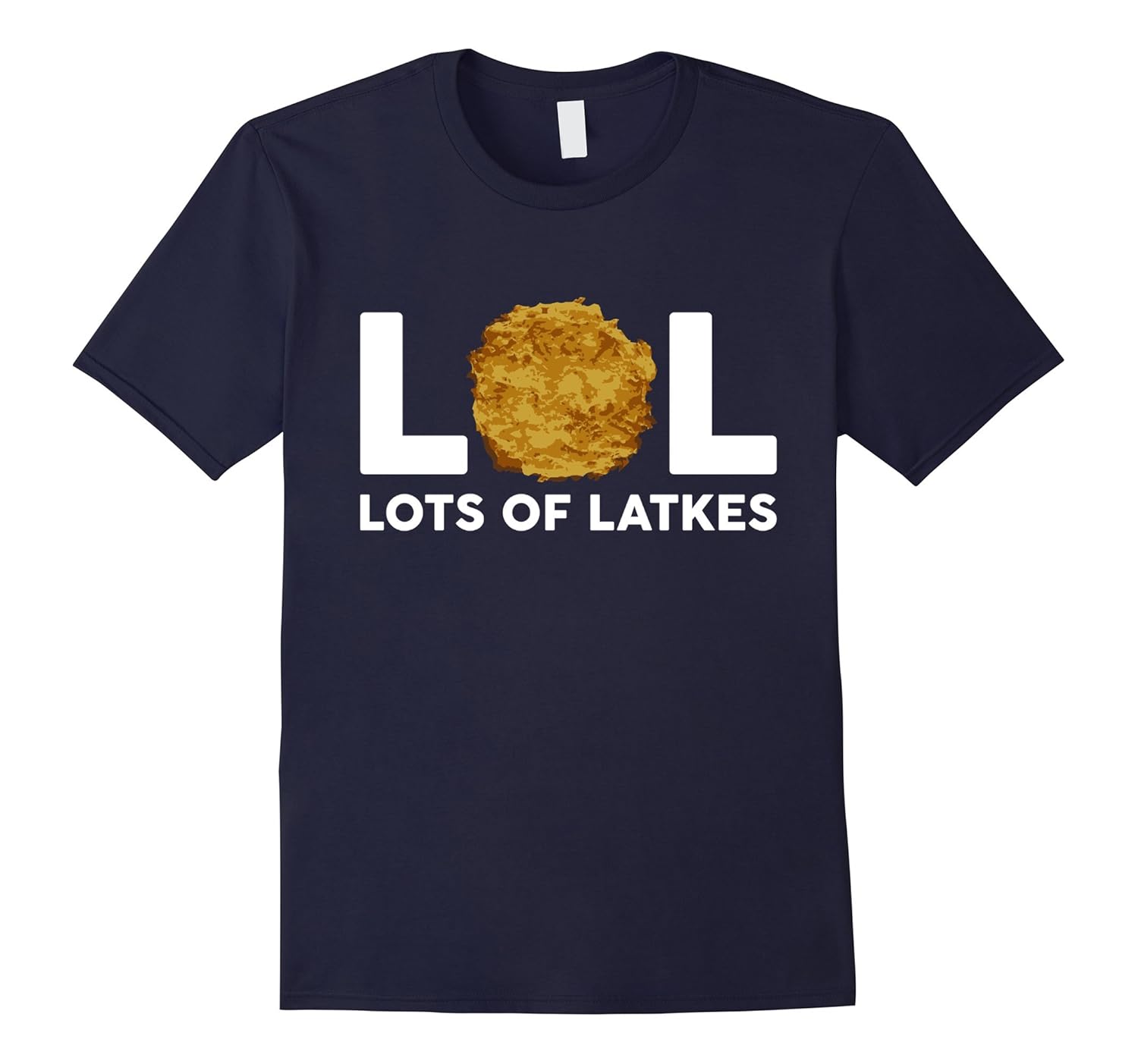 LOL Lots of Latkes Hanukkah T-Shirt-Rose