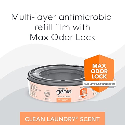 Diaper Genie Expressions Pail Odor-Controlling Baby Diaper
