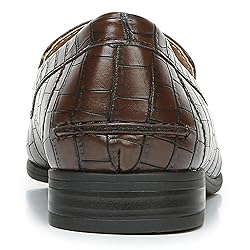 LifeStride Womens Margot Loafer, Brown Croc, 8 US