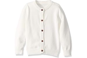 BINIDUCKLING Toddler Knit Cardigan Little Boy Girl Button Up Sweater 18 Months - 12 Years