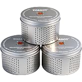 TOAAOT Gun Safe Dehumidifier, Dehumidifier for Safe (3 Units), Renewable | Reusable Silica Gel Desiccant Canister, Rechargeable Desiccant Dehumidifier, 200g for Each Unit, Durable Aluminum‑Alloy Can