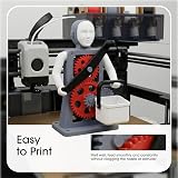 eSUN PLA+ Filament 1.75mm 1kg Black - Enhanced Toughness, +/-0.03mm view 3