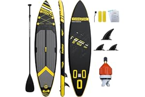 FunWater Stand Up Paddle Board Ultra-Light Inflatable Paddleboard with SUP Accessories for Adults & Youth of All Skill Levels