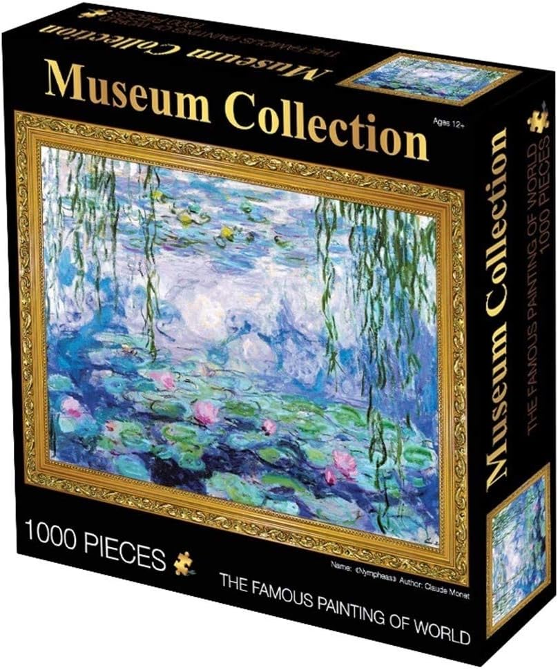 HUIJU Museum Collection Famous Painting Jigsaw Puzzle, Classic 1000 Pieces Boxed Photography Toys Game Art for Adults & Kids,I