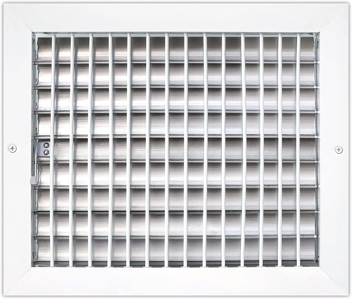 Registers, Grilles & Vents - Air 360 Air Vent Covers Wall AC Grille – Premium 12 x 10 Inch Register Vent Cover – Durable Rustproof Aluminum Wall Vent – Multi-Shutter Damper – Individually Adjustable Front Blades, White