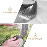 Homoyoyo Grey Screen Repair Tape 50mm x 2m - Window Mesh Fix Self-Adhesive view 8