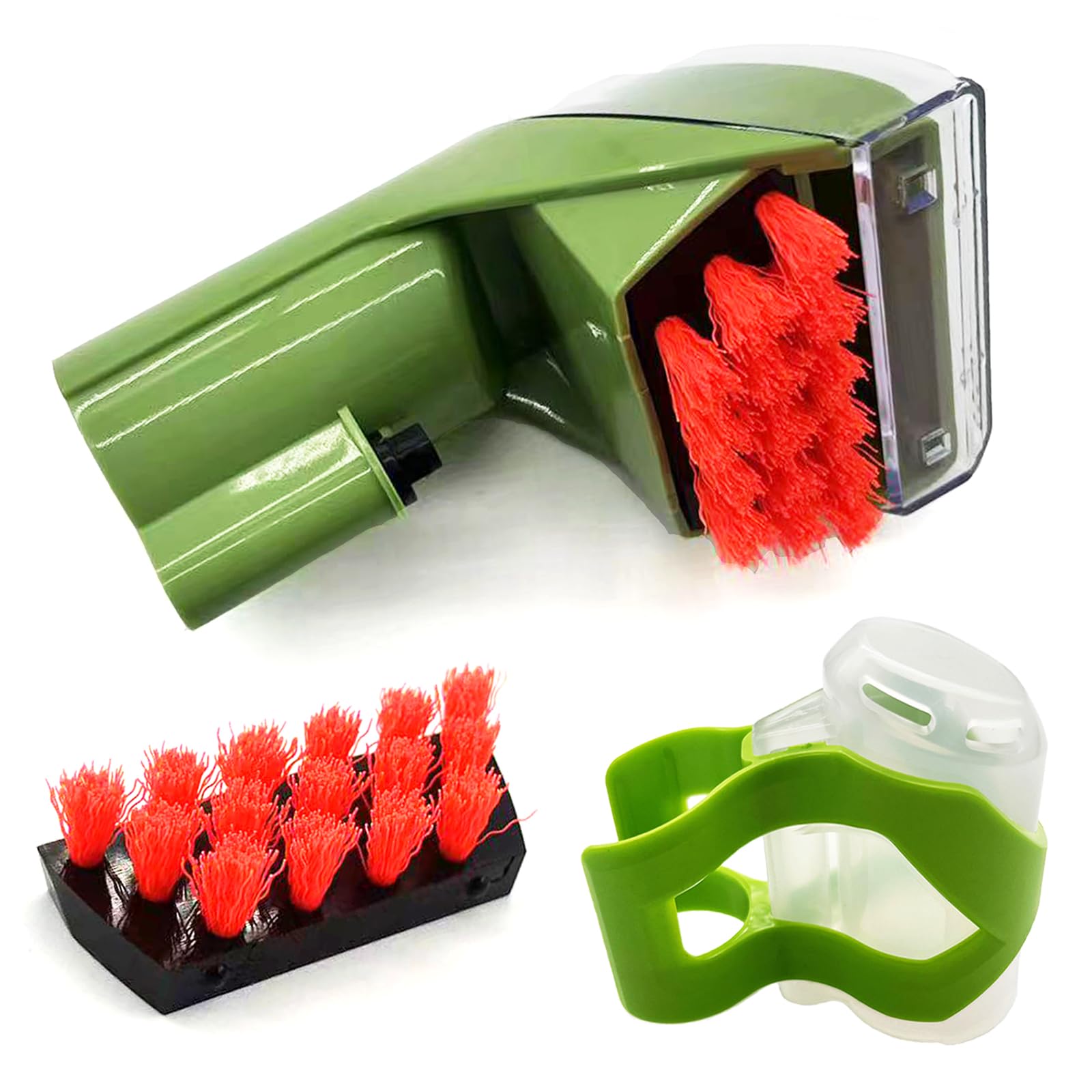 Photo 1 of 1400B Little Green 3" Tough Stain Brush Tool for Bissell Little-Green Upright &Portable Carpet Cleaners for 1400B 3860 1425 1400W 1400 1844 2290A,Green,1 Brush,1 Replacement brush,1 Hose Cleaning Tool