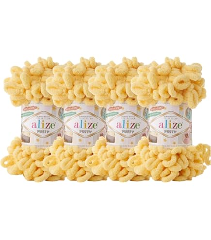 DDL&HEXI Loop Yarn (126-6) - 6 Skeins, 100g Each, 100% Polyester, For Finger Knitting & Crochet