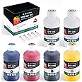 OFFNOVA Premium DTF Ink 1500ML, DTF Ink Refill for DTF Inkjet Printer Epson ET-8550, XP-15000, L1800, L805, R1390, R2400, Direct to Film Heat Transfer Printing, 250ml x 6 (CMYK + 2White)