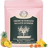 Mosslly Feminine Balance Gummies for Women - Premium Balance Supplement for Women PH Health, Gut Healthy, Immune Support, Hawaiian Pineapple Flavor, 60 Gummies