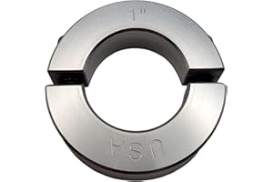Coastal Shaft Collars - 1.00" Bore Diameter - Clamping Two Piece Shaft Collar - 2024 Aluminum (1 Pack)