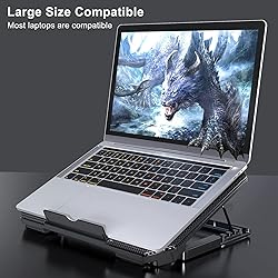LIENS Laptop Cooling Pad with Adjustable Height Two