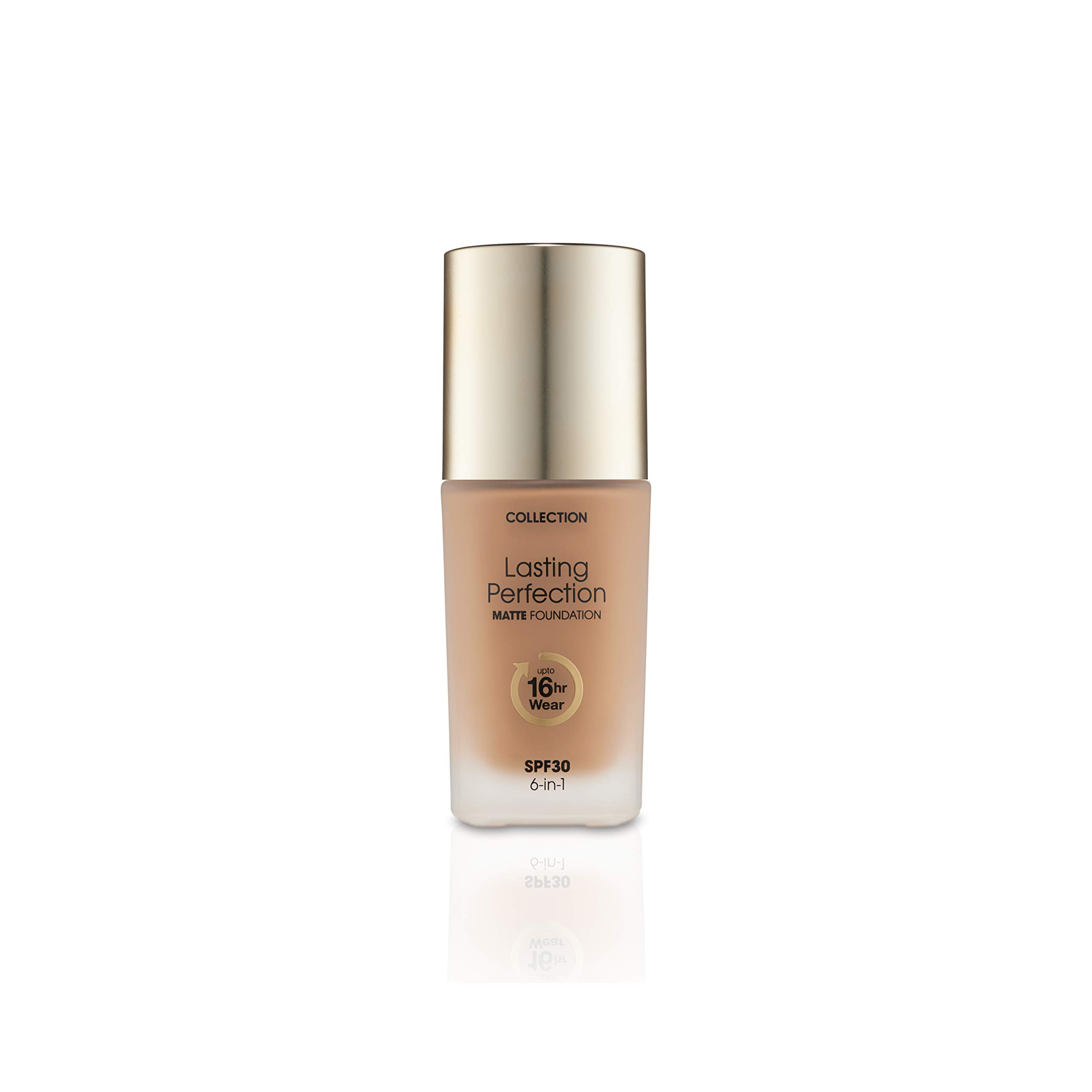 Collection Cosmetics Lasting Perfection Matte Foundation, Full Coverage, 27ml, Honey