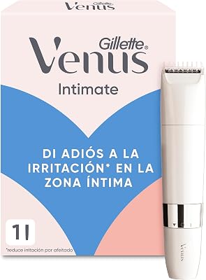 Rasuradora Mujer Zona Íntima, Depiladora para Vello Y Piel de La Zona Íntima con Aletas Protectoras para Una Depilación Suave, Recorta Y Afeita El Vello Púbico en Seco Y en Mojado