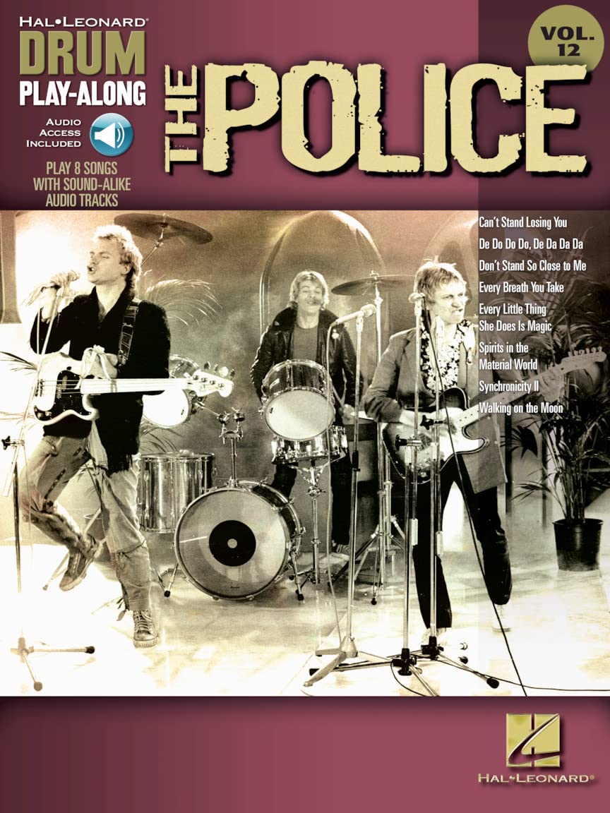 Drum Play-Along Volume 12 The Police Drums Book/Cd (Hal Leonard Drum Play-Along)