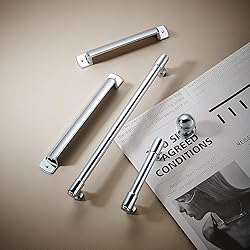 khtumeware 6 Pack Polished Chrome Cabinet Pulls 10