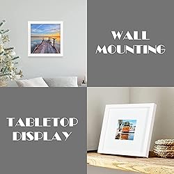 Hongkee 12x12 White Picture Frame set of 3, Made of