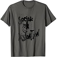 Amazon.com: Official Social Distortion Black Spray Skelly T-Shirt