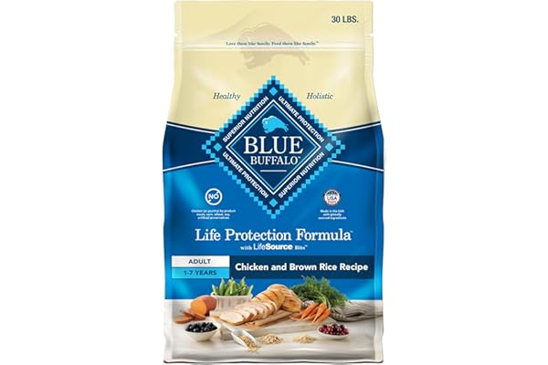 Blue Buffalo Life Protection Formula Adult Dry Dog Food, Chicken & Brown Rice, 30 lb product