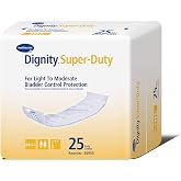 HARTMANN H 69553108 Incontinence Liner Dignity Super-Duty 12 L X 4 W Inch Moderate Absorbency Polymer Unisex 26955 (Box of 25)