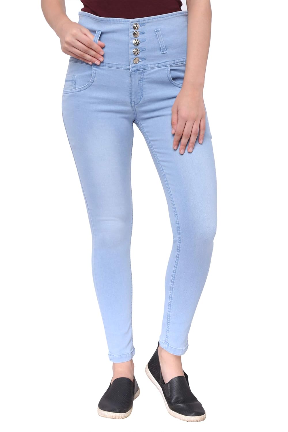 designer high waisted jeans