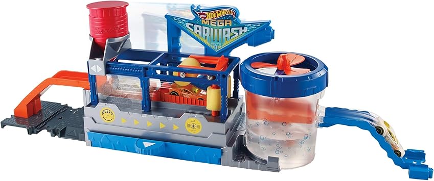 Hot Wheels Supert nel De Lavado Pista De Coches De Juguete Mattel 