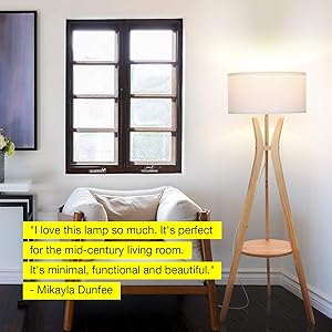 brightech charlotte led tripod floor lamp