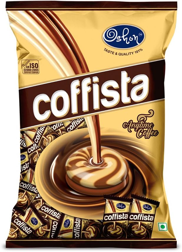 Oshon's Smooth and Swirly Double Layered Candies Coffista โ 380g