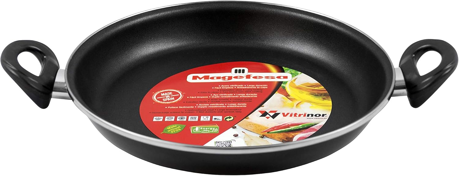 Magefesa 01101902 Poêle à Paella 34 cm Noir Amazon.fr Cuisine & Maison
