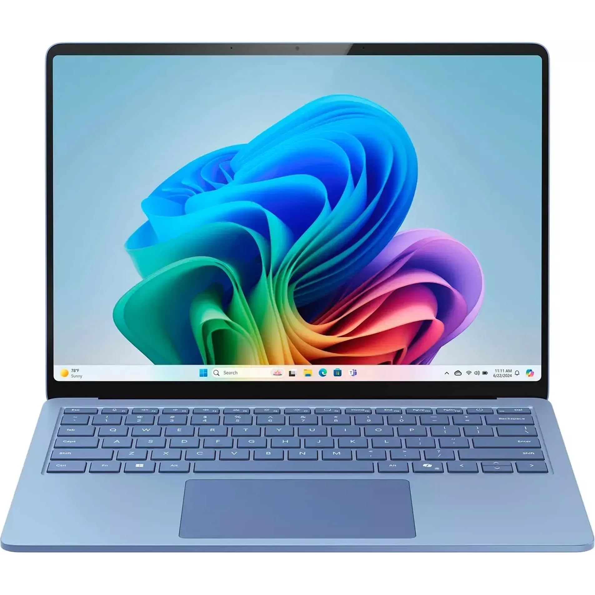 Photo 1 of Microsoft Surface Laptop 7 Copilot+PC 13.8" Touchscreen Snapdragon X Plus 16GB RAM 1TB SSD, Sapphire (Renewed)