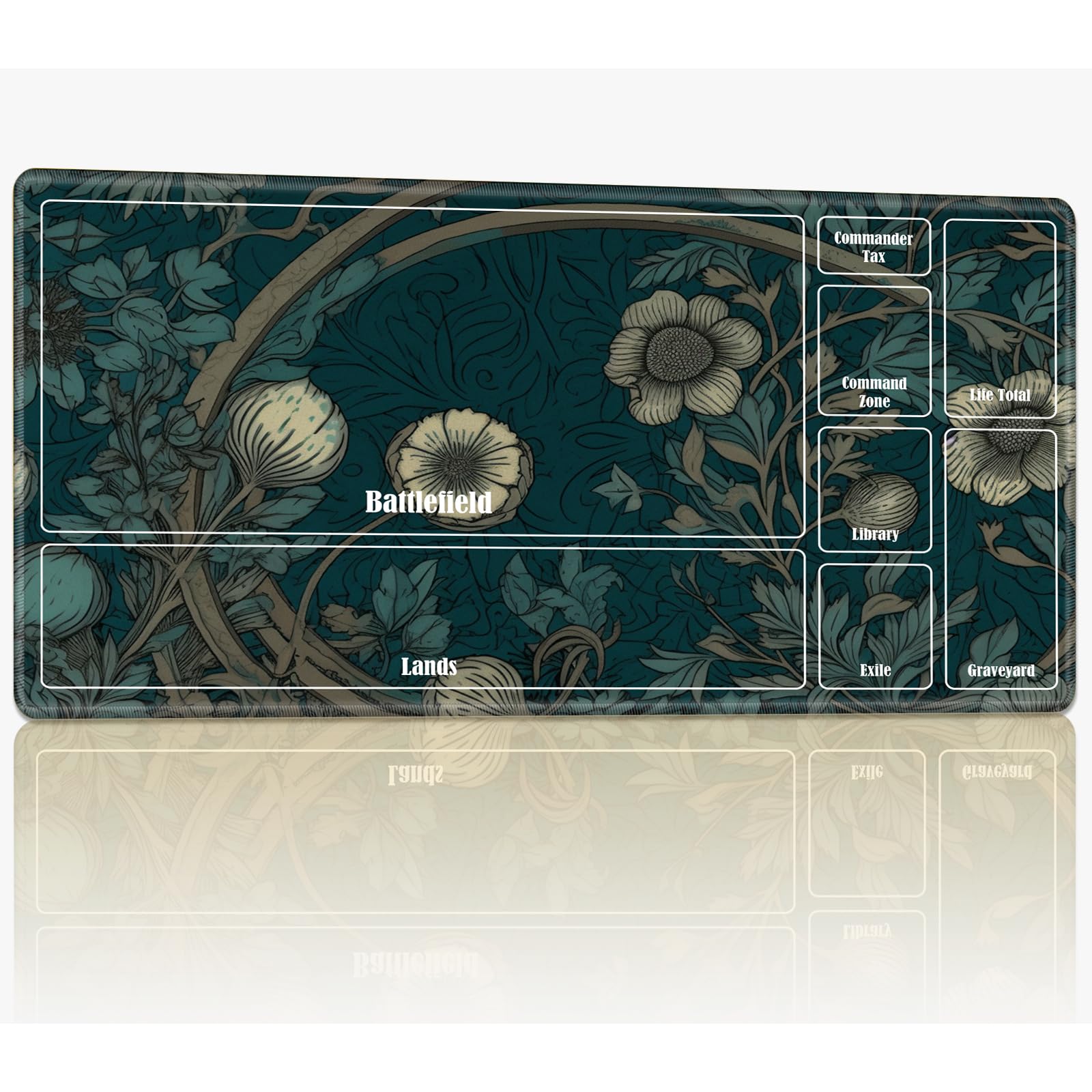 Playmat with Zones for MTG Magic The Gathering, 24