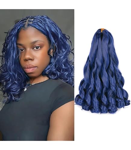 Amazon.com : WIPPORYA French Curly Braiding Hair 12 Inch 6 Packs