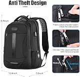 Sosoon Travel Laptop Backpack 17 Inch Anti Theft USB Charge Water Resistant 35L view 6