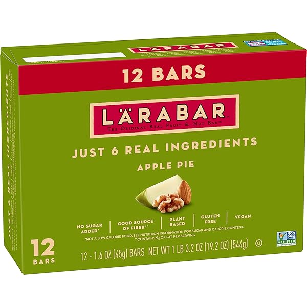 LARABAR APPLE PIE, GLUTEN FREE VEGAN FRUIT &...