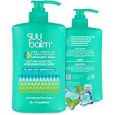 Suu Balm Anti Itch, Psoriasis, Eczema Body Wash for Adults, Moisturising Cleanser for Dry Itchy Relief, For Sensitive Skin, Cooling Menthol, Sulfate Free, 28.4 fl oz