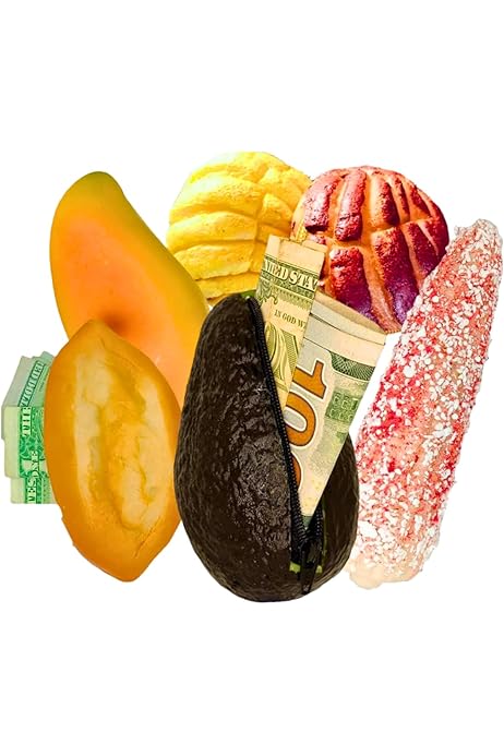 En Forma De Piezas Monederos Realistas Comida Fruta Cartera