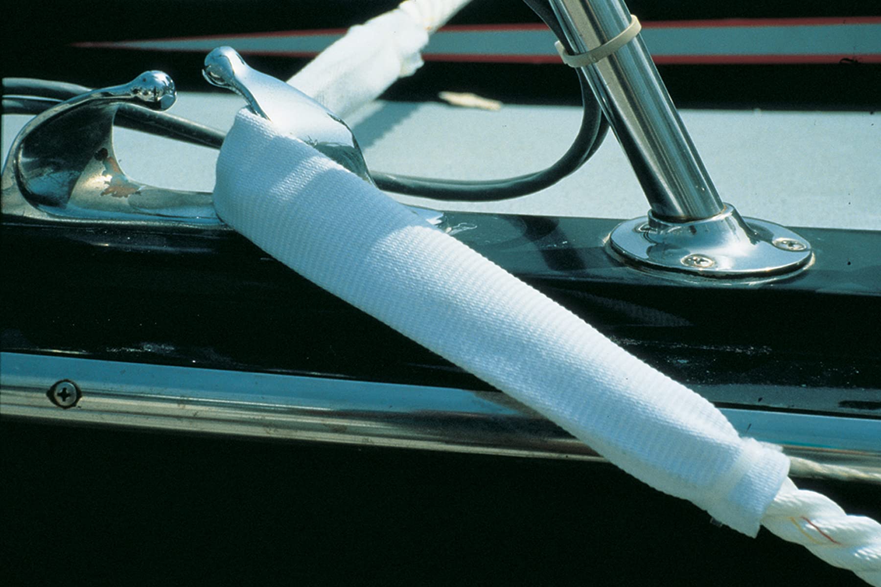 TaylorMade Products CG58.18 Dockgard Boat Line Chafe Guard (18", 3/8-5/8), White