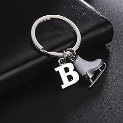 LIKGREAT Ice Skate Keychain Figure Skating