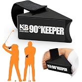 Kivan Base Golf Swing Trainer Aid, 90&deg;Keeper Golf Posture Correction Training Aid, Professional Swing Accuracy Improvement Tool for Preventing Over Swinging