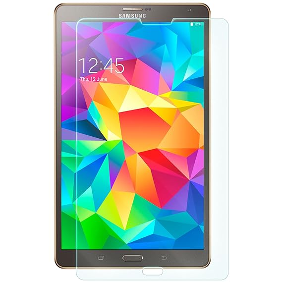 dreiF 1x Display Schutzglas für Samsung Galaxy TAB S 8.4 (SM-T700 WiFi, SM-T705 LTE) | Härtegrad 9H | Kratzfest + Abwaschbar 