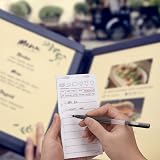 DGBDPACK Guest Check Pads EP-3616WP-1 10 Pads 500 Sheets White Waitress Server view 6
