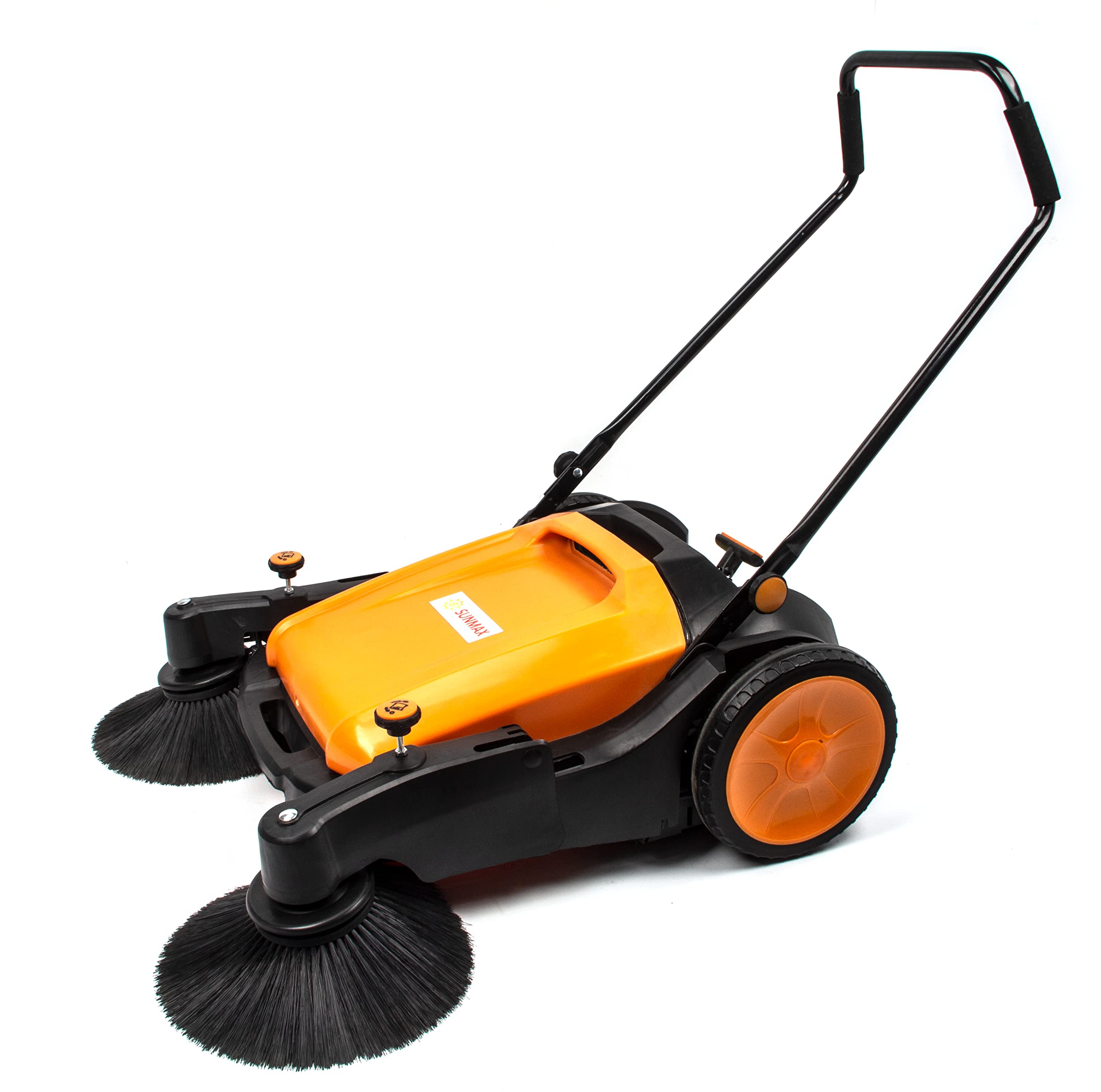 SUNMAX RT980 Industrial Floor Sweeper with Triple Brooms, 38