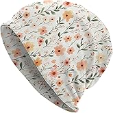 Guiteinyi Beanie Hat for Men Women Slouchy Beanie Skull Sleep Cap Soft Lightweight Chemo Hat Stretch Cancer Headwear