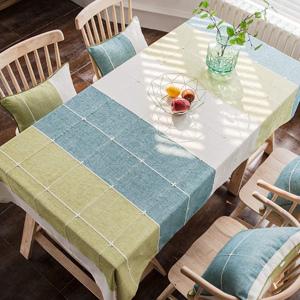 130cm Home Tablecloth Tablecloth Rectangular Simple Modern Cotton Fresh