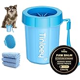 Tinioey Dog Paw Cleaner for Small Dogs, Dog Paw Washer, Muddy Paw Cleaner, Pet Foot Cleaner, Dog Paw Protector Kit
