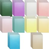 Yeaqee 100 Sheets 10 Colors Thick Shimmer Paper 8. 5 x 11 Inch Metallic Cardstock 250gsm 90lbs Thick Double Sided Glitter Pearlescent Paper Colorful for Invitations Weddings DIY Craft Parties