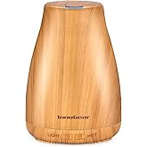 InnoGear Essential Oil Diffuser, Ultrasonic Diffusers for Home Aromatherapy Humidifier for Bedroom Room 7 Colors LED 2 Mist Mode Auto Off, Yellow